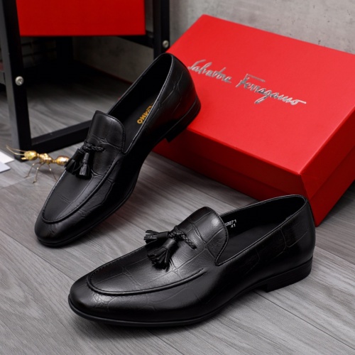 Salvatore Ferragamo Leather Shoes For Men #1042400 $80.00 USD, Wholesale Replica Salvatore Ferragamo Leather Shoes