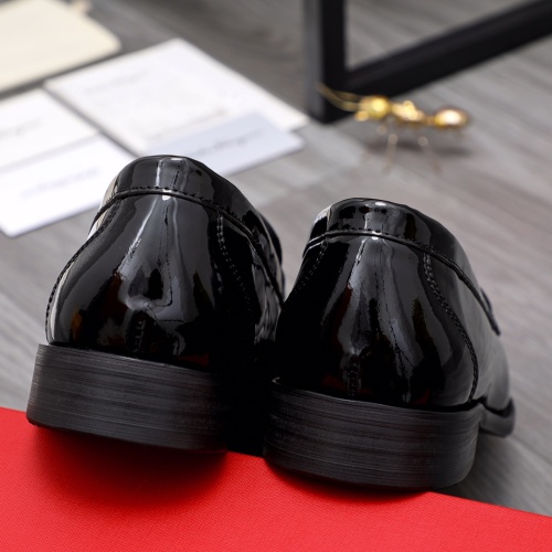 Replica Salvatore Ferragamo Leather Shoes For Men #1042405 $85.00 USD for Wholesale