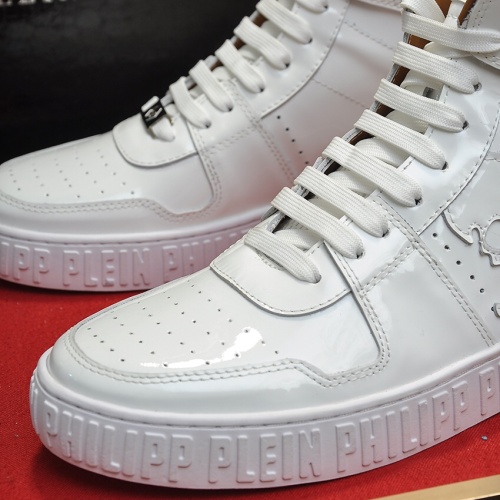 Replica Philipp Plein PP High Tops Shoes For Men #1042477 $108.00 USD for Wholesale