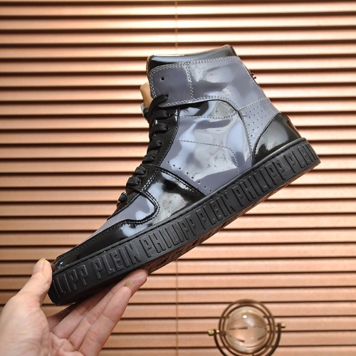 Replica Philipp Plein PP High Tops Shoes For Men #1042479 $108.00 USD for Wholesale
