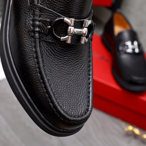 Replica Salvatore Ferragamo Leather Shoes For Men #1042501 $82.00 USD for Wholesale