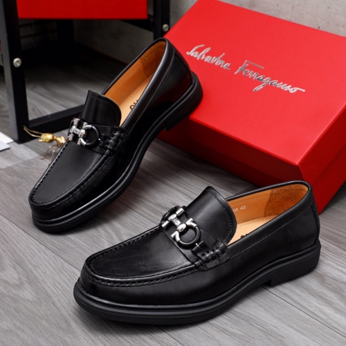 $82.00 USD Salvatore Ferragamo Leather Shoes For Men #1042502