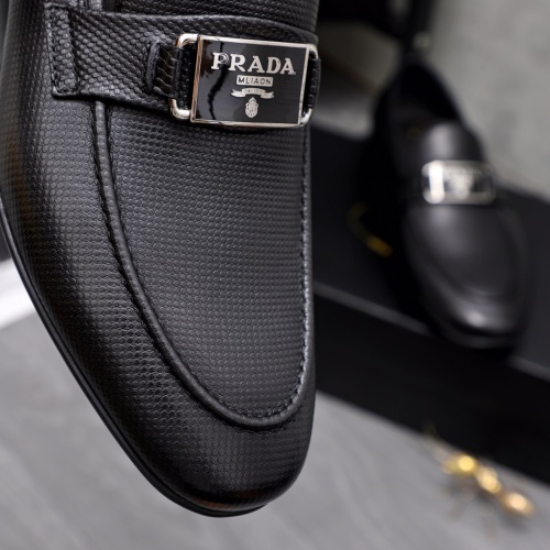 Replica Prada Leather Shoes For Men #1042519 $80.00 USD for Wholesale