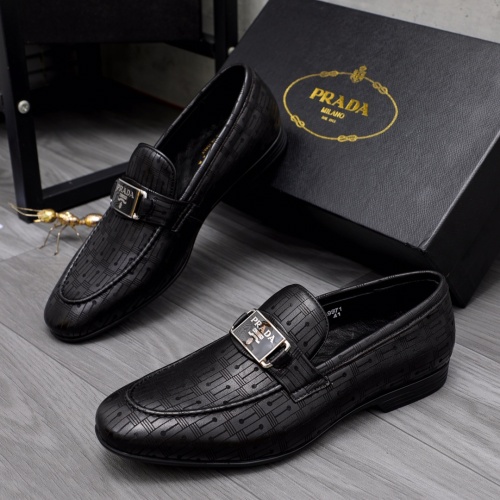 Prada Leather Shoes For Men #1042520 $80.00 USD, Wholesale Replica Prada Leather Shoes