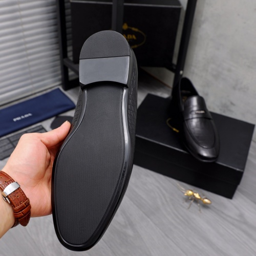 Replica Prada Leather Shoes For Men #1042521 $80.00 USD for Wholesale