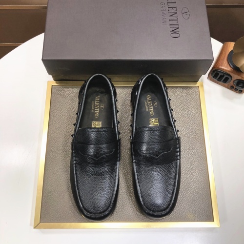 Replica Valentino Leather Shoes For Men #1042534 $96.00 USD for Wholesale