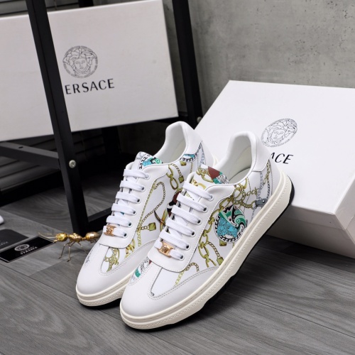 Replica Versace Casual Shoes For Men #1042549 $76.00 USD for Wholesale