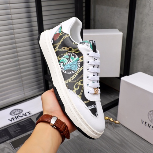 Replica Versace Casual Shoes For Men #1042550 $76.00 USD for Wholesale