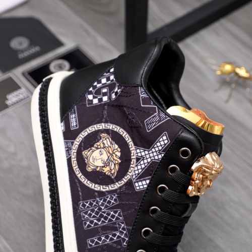 Replica Versace High Tops Shoes For Men #1042554 $80.00 USD for Wholesale