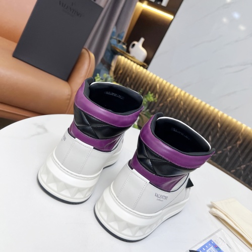 Replica Valentino High Tops Shoes For Women #1042581 $122.00 USD for Wholesale