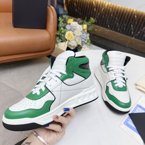 Replica Valentino High Tops Shoes For Men #1042584 $122.00 USD for Wholesale