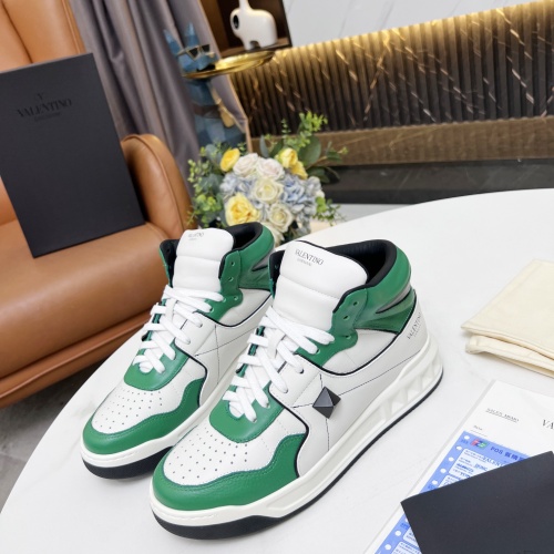 Replica Valentino High Tops Shoes For Women #1042585 $122.00 USD for Wholesale