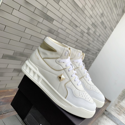Replica Valentino High Tops Shoes For Women #1042593 $122.00 USD for Wholesale
