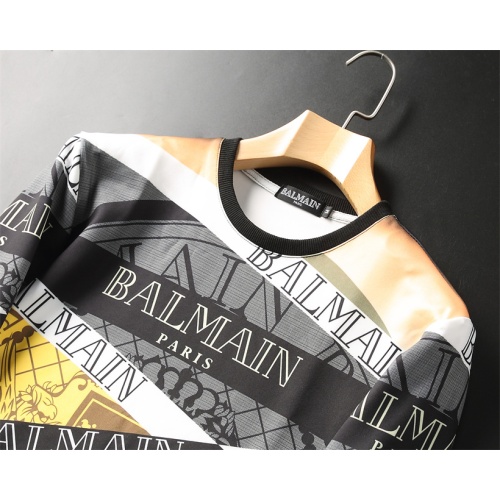 Replica Balmain Hoodies Long Sleeved For Men #1042752 $40.00 USD for Wholesale