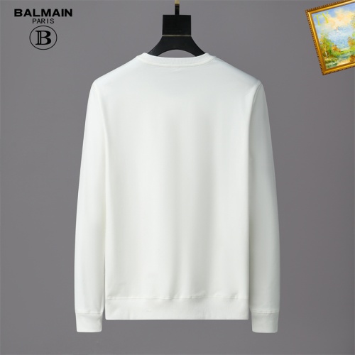 Replica Balmain Hoodies Long Sleeved For Men #1042768 $40.00 USD for Wholesale