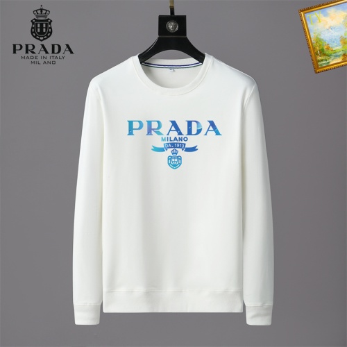 Prada Hoodies Long Sleeved For Men #1042799 $40.00 USD, Wholesale Replica Prada Hoodies