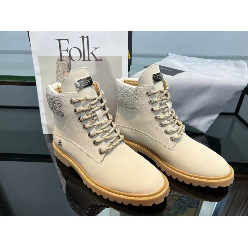 Replica Philipp Plein PP Boots For Women #1042884 $105.00 USD for Wholesale