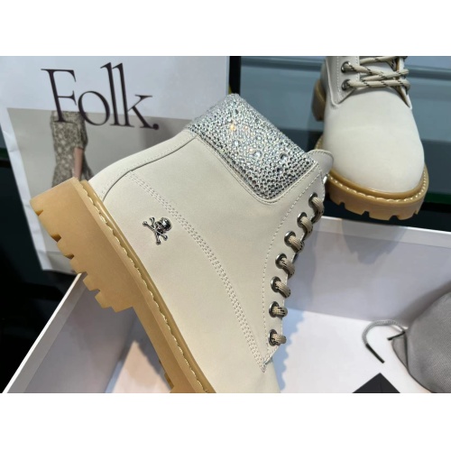 Replica Philipp Plein PP Boots For Women #1042884 $105.00 USD for Wholesale
