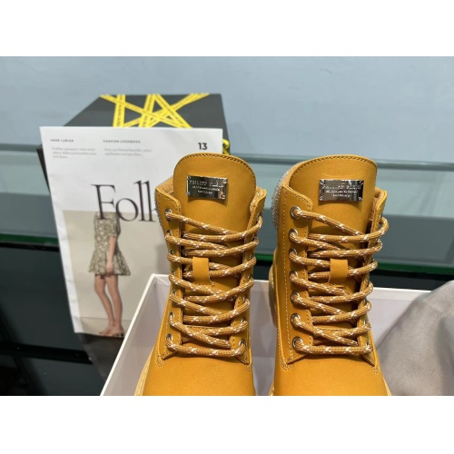 Replica Philipp Plein PP Boots For Women #1042886 $105.00 USD for Wholesale