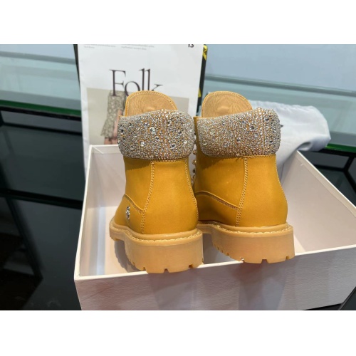 Replica Philipp Plein PP Boots For Women #1042886 $105.00 USD for Wholesale