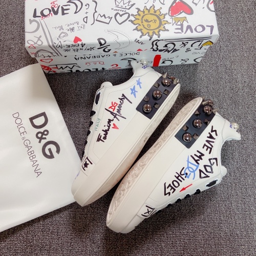 Replica Dolce & Gabbana D&G Casual Shoes For Women #1042888 $100.00 USD for Wholesale
