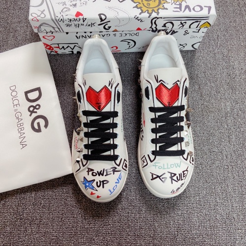 Replica Dolce & Gabbana D&G Casual Shoes For Men #1042889 $100.00 USD for Wholesale