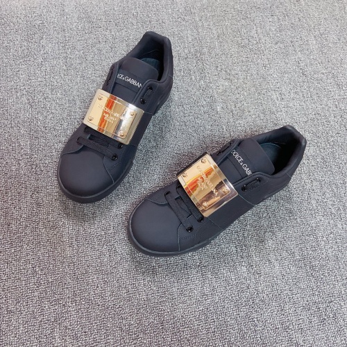 Dolce &amp; Gabbana D&amp;G Casual Shoes For Women #1042894 $98.00 USD, Wholesale Replica Dolce &amp; Gabbana D&amp;G Casual Shoes