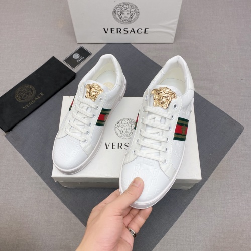Replica Versace Casual Shoes For Men #1042904 $88.00 USD for Wholesale