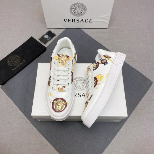 Versace Casual Shoes For Men #1042906 $88.00 USD, Wholesale Replica Versace Casual Shoes