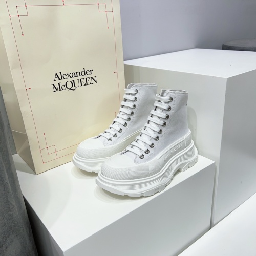 Alexander McQueen High Tops Shoes For Women #1042968