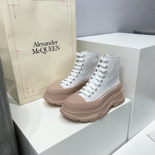 Alexander McQueen High Tops Shoes For Women #1042975