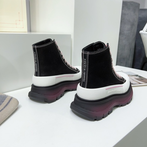 Replica Alexander McQueen High Tops Shoes For Men #1042977 $112.00 USD for Wholesale