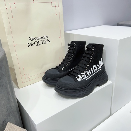 Alexander McQueen High Tops Shoes For Women #1042982