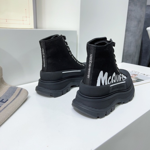Replica Alexander McQueen High Tops Shoes For Men #1042983 $115.00 USD for Wholesale