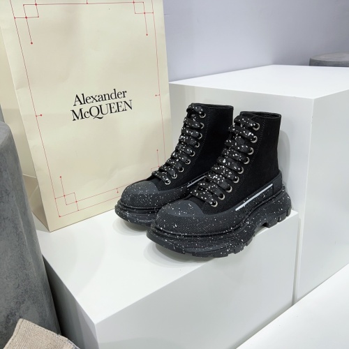 Alexander McQueen High Tops Shoes For Women #1042988