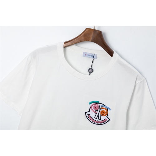 Replica Moncler T-Shirts Short Sleeved For Unisex #1043153 $32.00 USD for Wholesale