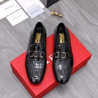 $80.00 USD Salvatore Ferragamo Leather Shoes For Men #1042210