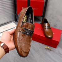 $80.00 USD Salvatore Ferragamo Leather Shoes For Men #1042211