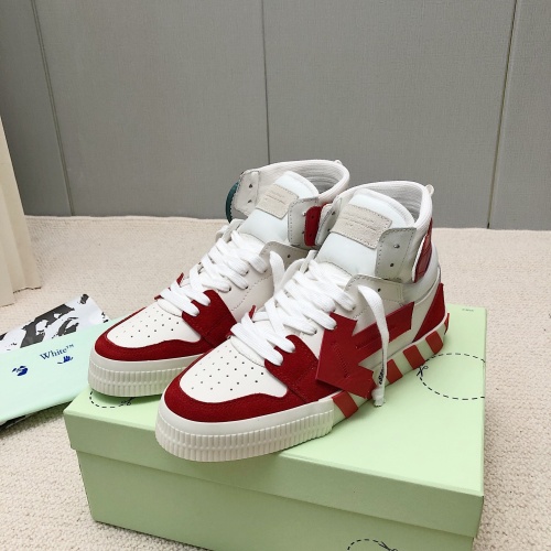 Off-White High Tops Shoes For Women #1043432 $118.00 USD, Wholesale Replica Off-White High Tops Shoes