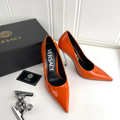 Replica Versace High-Heeled Shoes For Women #1043729 $130.00 USD for Wholesale
