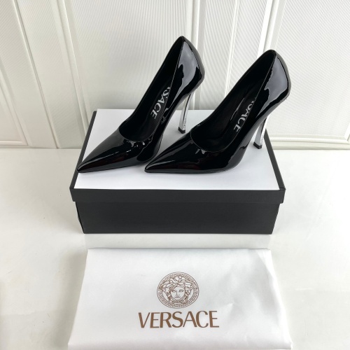 Replica Versace High-Heeled Shoes For Women #1043730 $130.00 USD for Wholesale