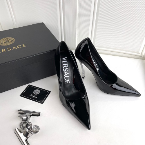 Replica Versace High-Heeled Shoes For Women #1043730 $130.00 USD for Wholesale