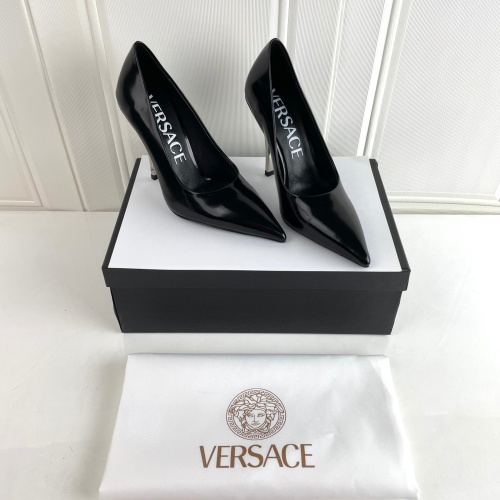 Replica Versace High-Heeled Shoes For Women #1043731 $130.00 USD for Wholesale