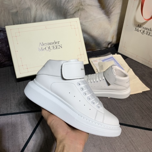 Replica Alexander McQueen High Tops Shoes For Men #1043903 $115.00 USD for Wholesale