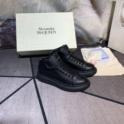 Replica Alexander McQueen High Tops Shoes For Women #1043904 $115.00 USD for Wholesale