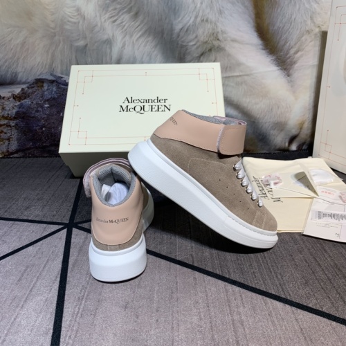 Replica Alexander McQueen High Tops Shoes For Men #1043909 $115.00 USD for Wholesale
