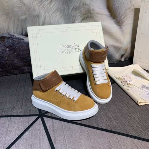 Replica Alexander McQueen High Tops Shoes For Women #1043912 $115.00 USD for Wholesale