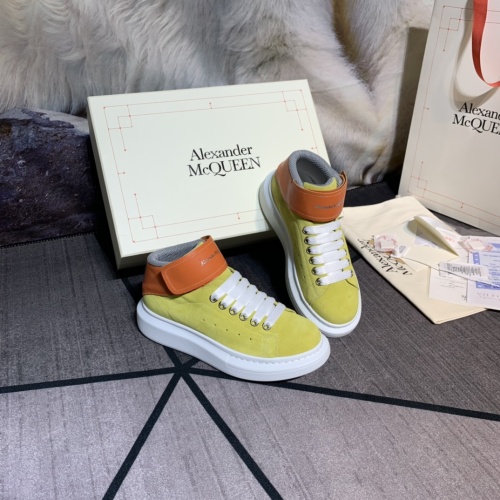 Replica Alexander McQueen High Tops Shoes For Men #1043915 $115.00 USD for Wholesale