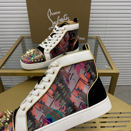 Replica Christian Louboutin High Top Shoes For Men #1043922 $96.00 USD for Wholesale
