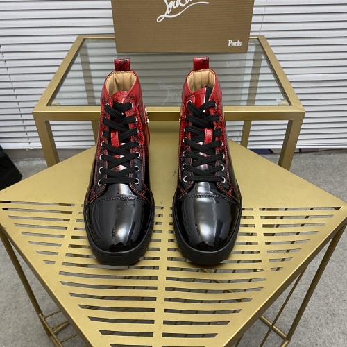 Replica Christian Louboutin High Top Shoes For Men #1043924 $96.00 USD for Wholesale
